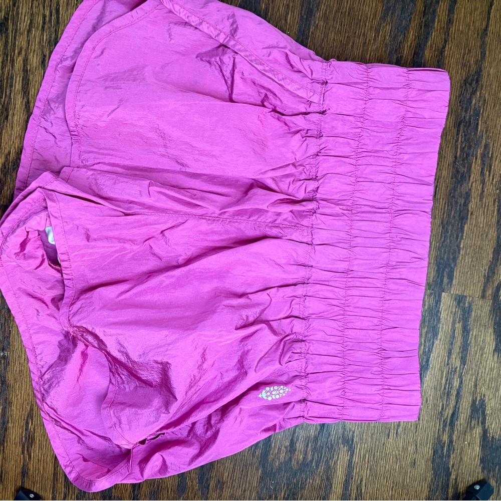 Dark Pink Way Home Shorts with Elastic Waistband